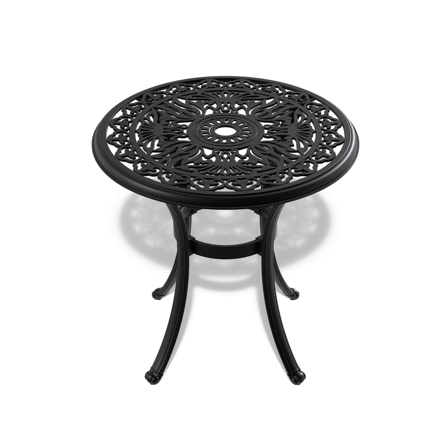 5-Piece Cast Aluminum Patio Furniture Set with Cushions