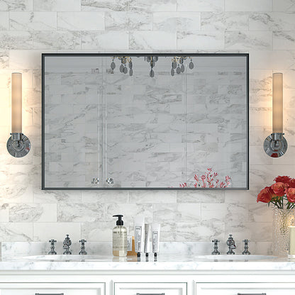 40x30 Inch Glossy Bathroom Mirror