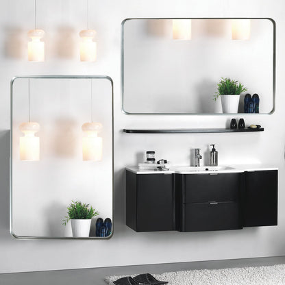 40x30 Inch Brushed Bathroom Mirror