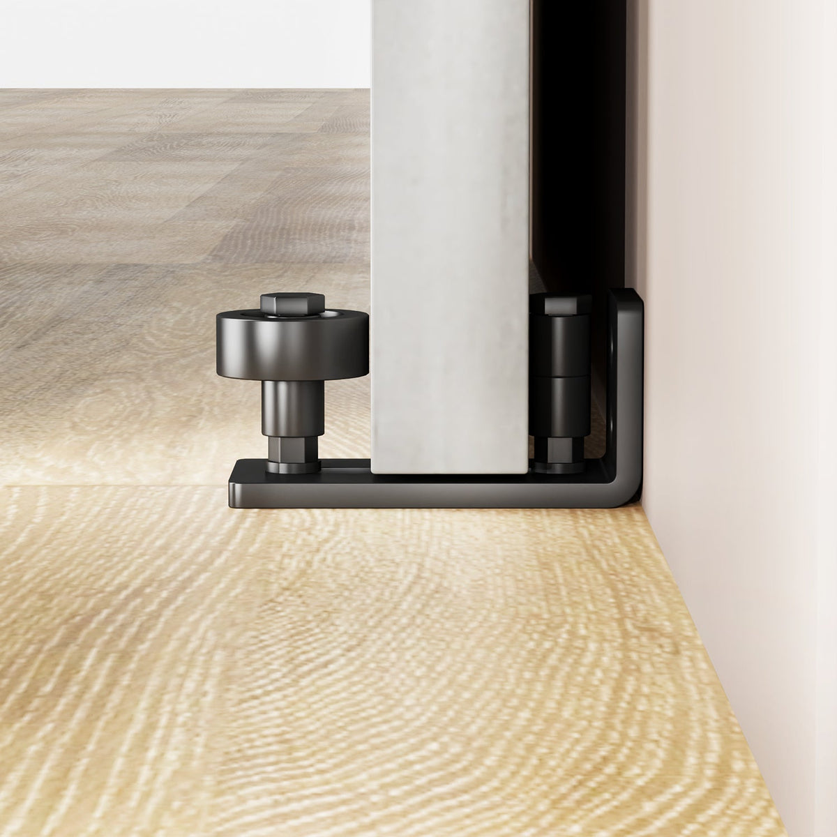 CRAZY ELF Melamine Integrated Door Slab with Sliding Track Kit