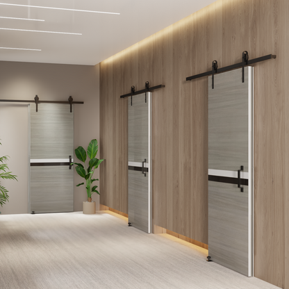 CRAZY ELF 28" x 84" Melamine Integrated Door Slab