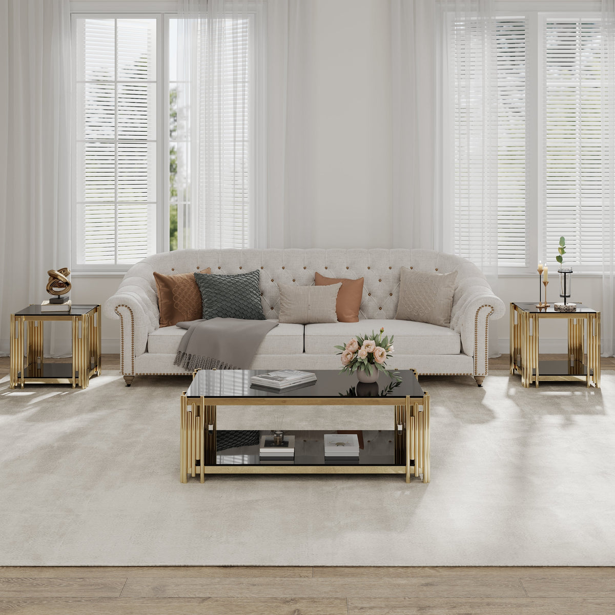 Woker Furniture 20" Wide Square End Table