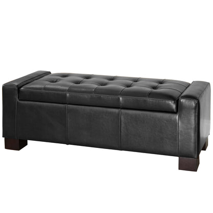 Large 51" Storage Ottoman, Tufted Storage Bench