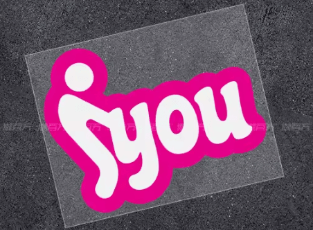 FXXK YOU  Prank Sticker!
