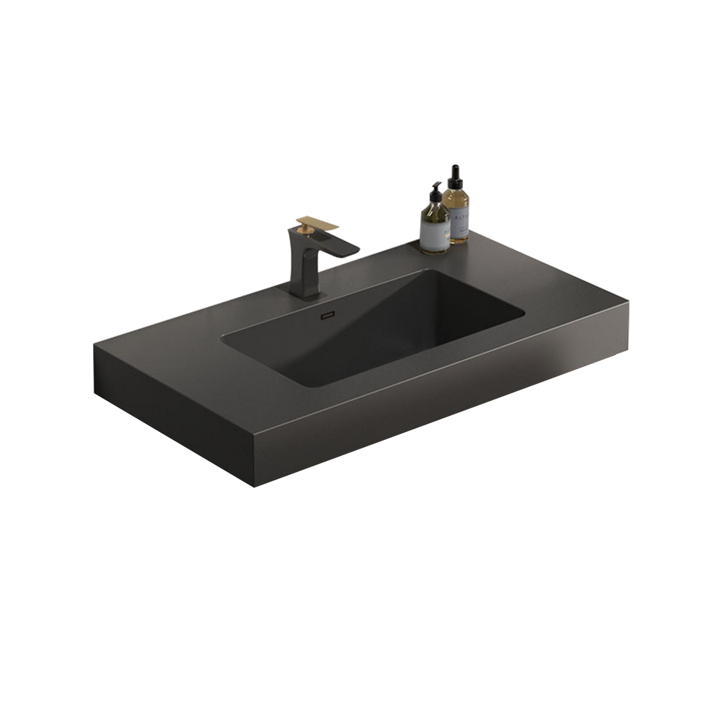 BB02-30-109 Integrated Engineered Solid Surface Basin Matt