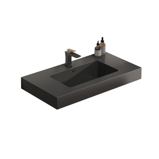 BB02-30-109 Integrated Engineered Solid Surface Basin Matt