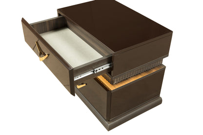 Modern Style 2-Drawer Nightstand Made with Wood