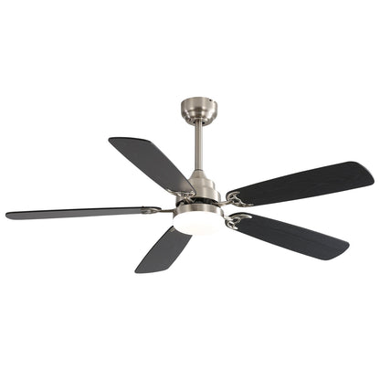 Modern 52-Inch LED Ceiling Fan With Remote Control