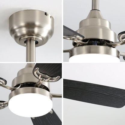 Modern 52-Inch LED Ceiling Fan With Remote Control
