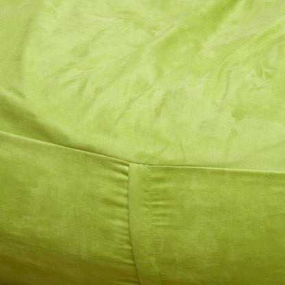 Michael 4 Foot Cylindrical Suede Bean Bag - Kiwi