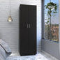 Armoire-Organiser 70.8"H, Two Shelves, Rod, Double Door Cabinet Armoire