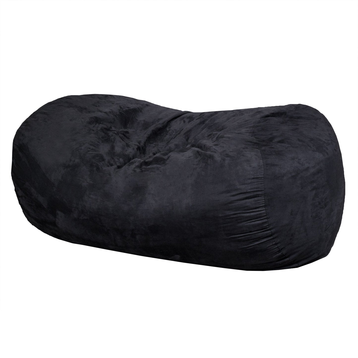 Lara 6.5 Foot Suede Cylindrical Bean Bag