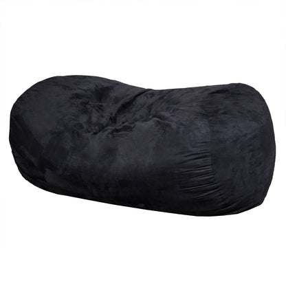 Lara 6.5 Foot Suede Cylindrical Bean Bag