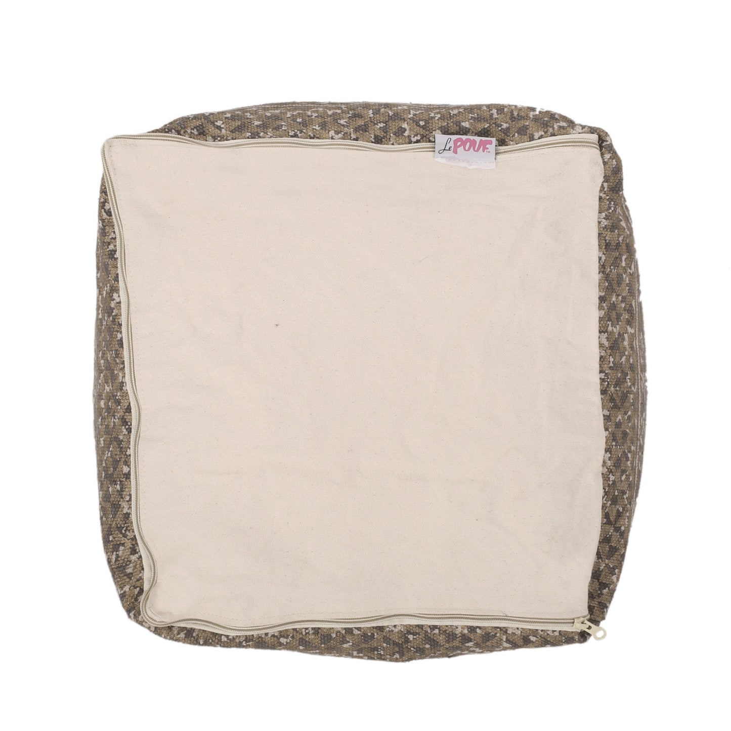 Ceasar Handcrafted Square Pouf