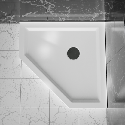 Goodyo 36 in. D x 36 in. W Neo-Angle Shower Base