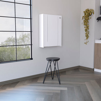 Wall Foldable Table with Multiple Shelves