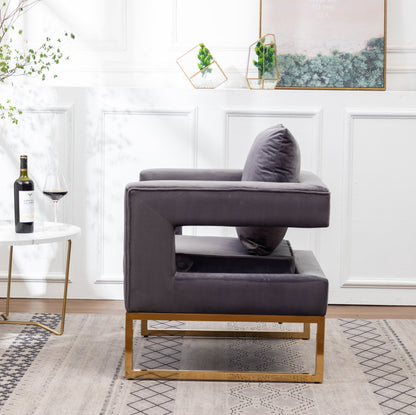 Lenola Contemporary Upholstered Accent Arm Chair