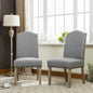 Mod Urban Style Solid Wood Nailhead Dining Chairs