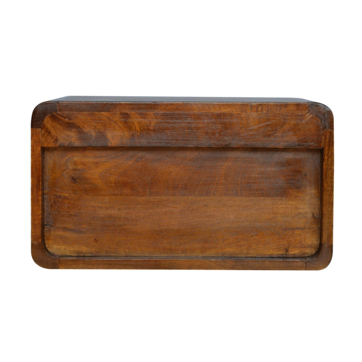 Solid Wood Curve Floating Nightstand