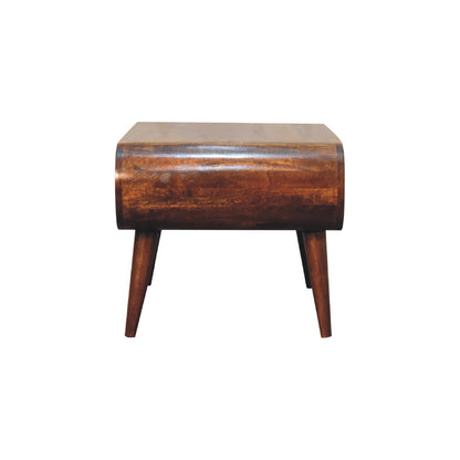 Open Chestnut Coffee Table, Nordic Legs
