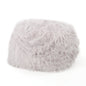 Mahin 5 Foot Rounded Faux Fur Bean Bag - Lavender