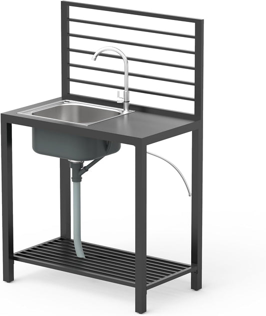 Outdoor Kitchen Island with Storage