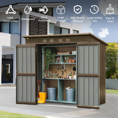 Outdoor Storage Shed 6x4 FT