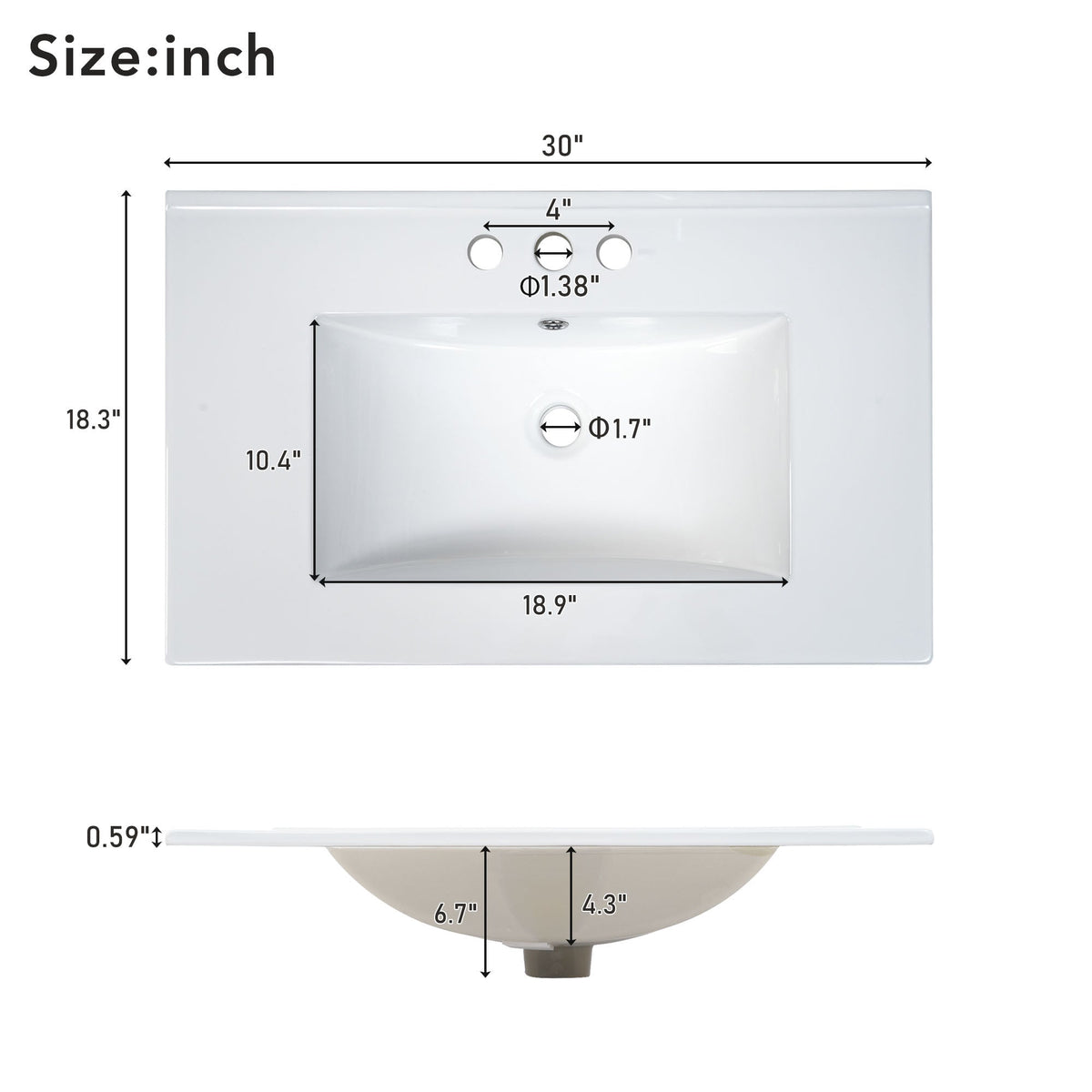 30" Bathroom Vanity