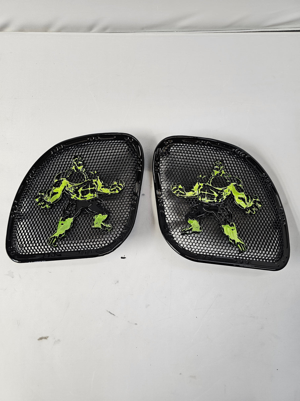 98-2024+ Road Glide 3D Hulk speakers grill covers set