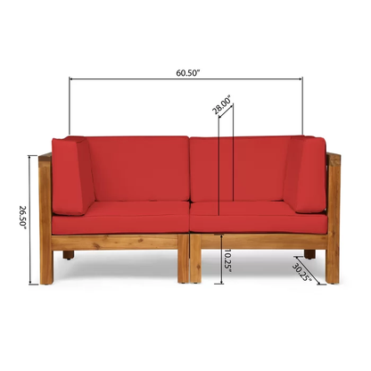 Brava X-Back Loveseat