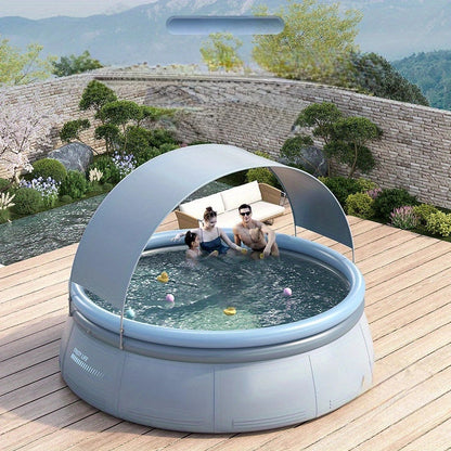 118.11in x 25.98in Outdoor Inflatable Swimming Pool