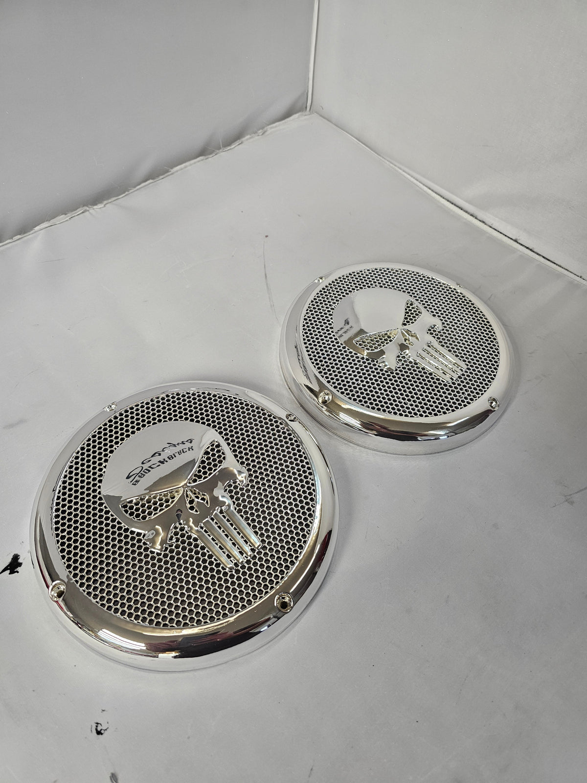 A set of bag or lower pods punisher speakers grill covers
