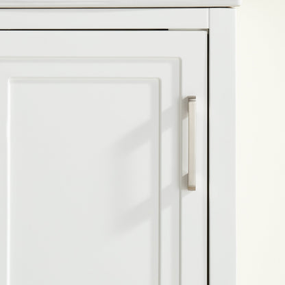 Fully Assembled 18'' Bathroom Vanity with Custom Handles - Solid Wood