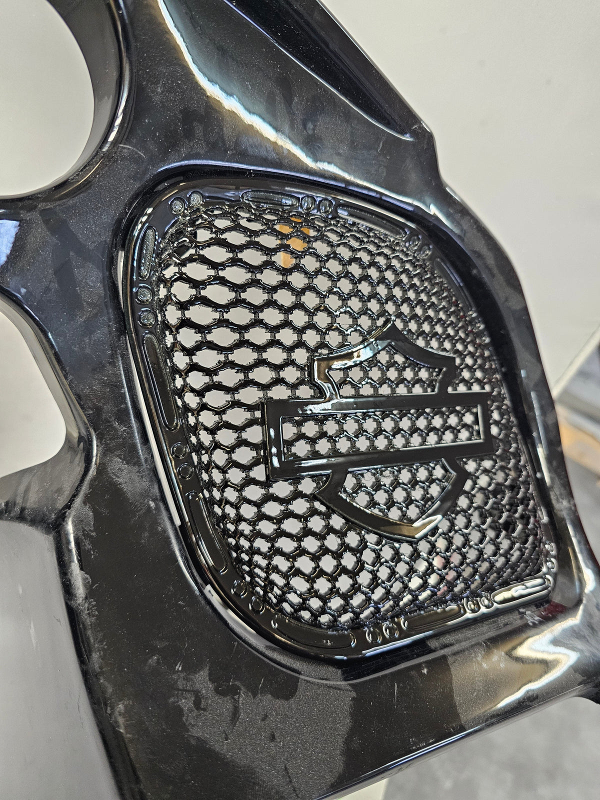 98 to 2024+ Road Glide 3D shield speakers grill covers set