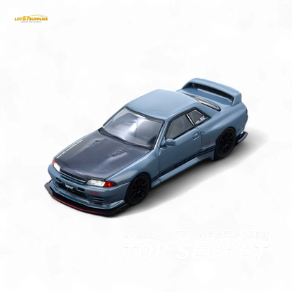 INNO64 TOP SECRET R32 GT-R Stealth Grey 1:64