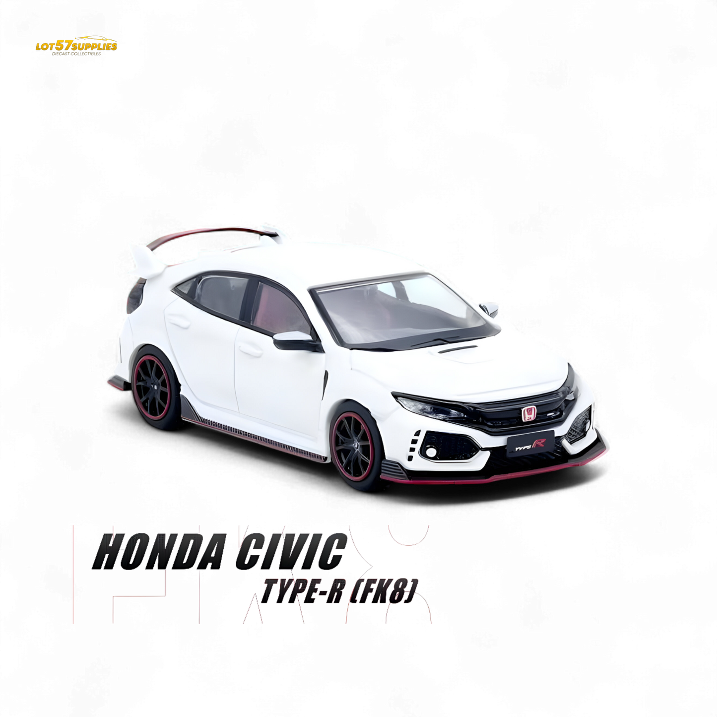 INNO64 Honda Civic Type-R FK8 White 1:64