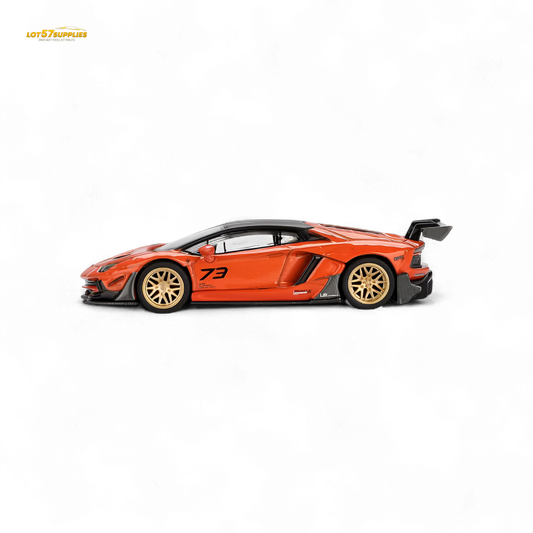 (Pre-Order) Mini GT Lamborghini Aventador Orange 1:64