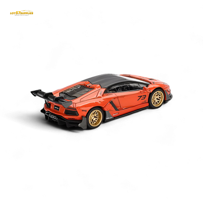 (Pre-Order) Mini GT Lamborghini Aventador Orange 1:64