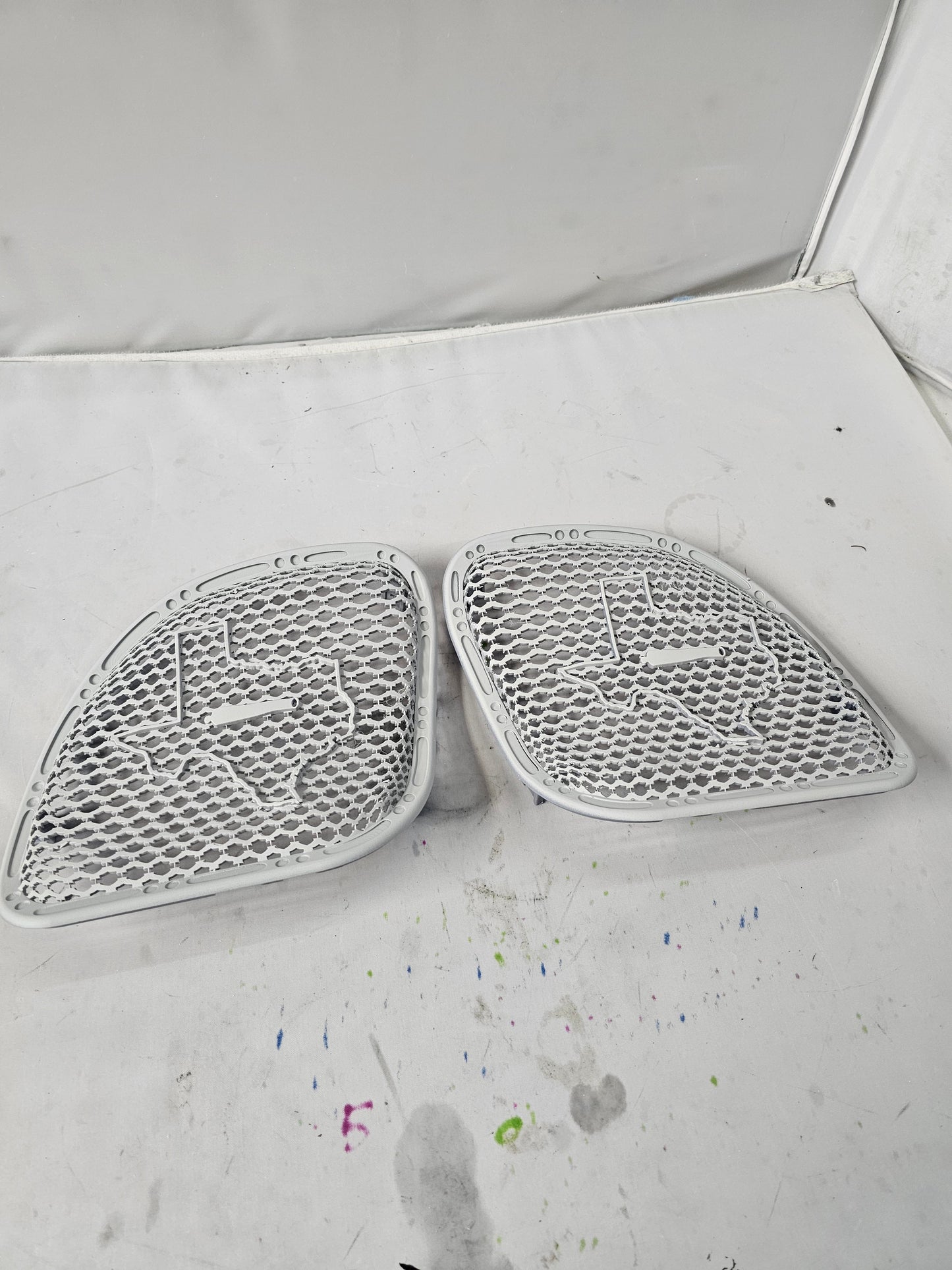 98 to 2024+ Road Glide 3D Texas speakers grill covers set