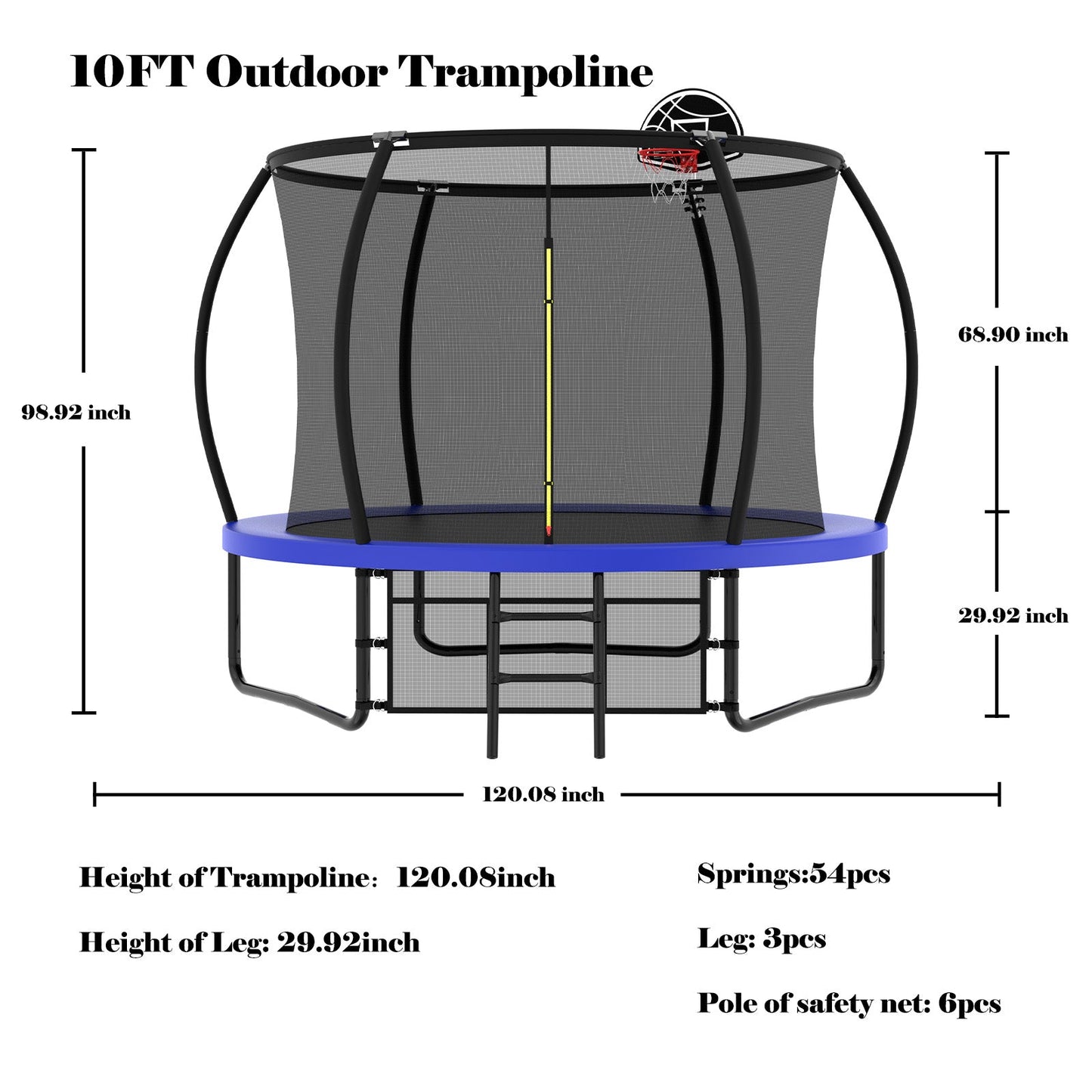 10FT Trampoline