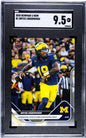 Graded 2025 Topps Bowman U Now Bryce Underwood #1 Generational Recruit Shines in Wolverines Debut Rookie RC Football Card SGC 9.5 Mint+