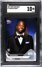 Graded 2025 Topps Now Ashton Jeanty #D2 Record Setting RB Selected 6th Overall Rookie RC Football Card SGC 10 Gem Mint