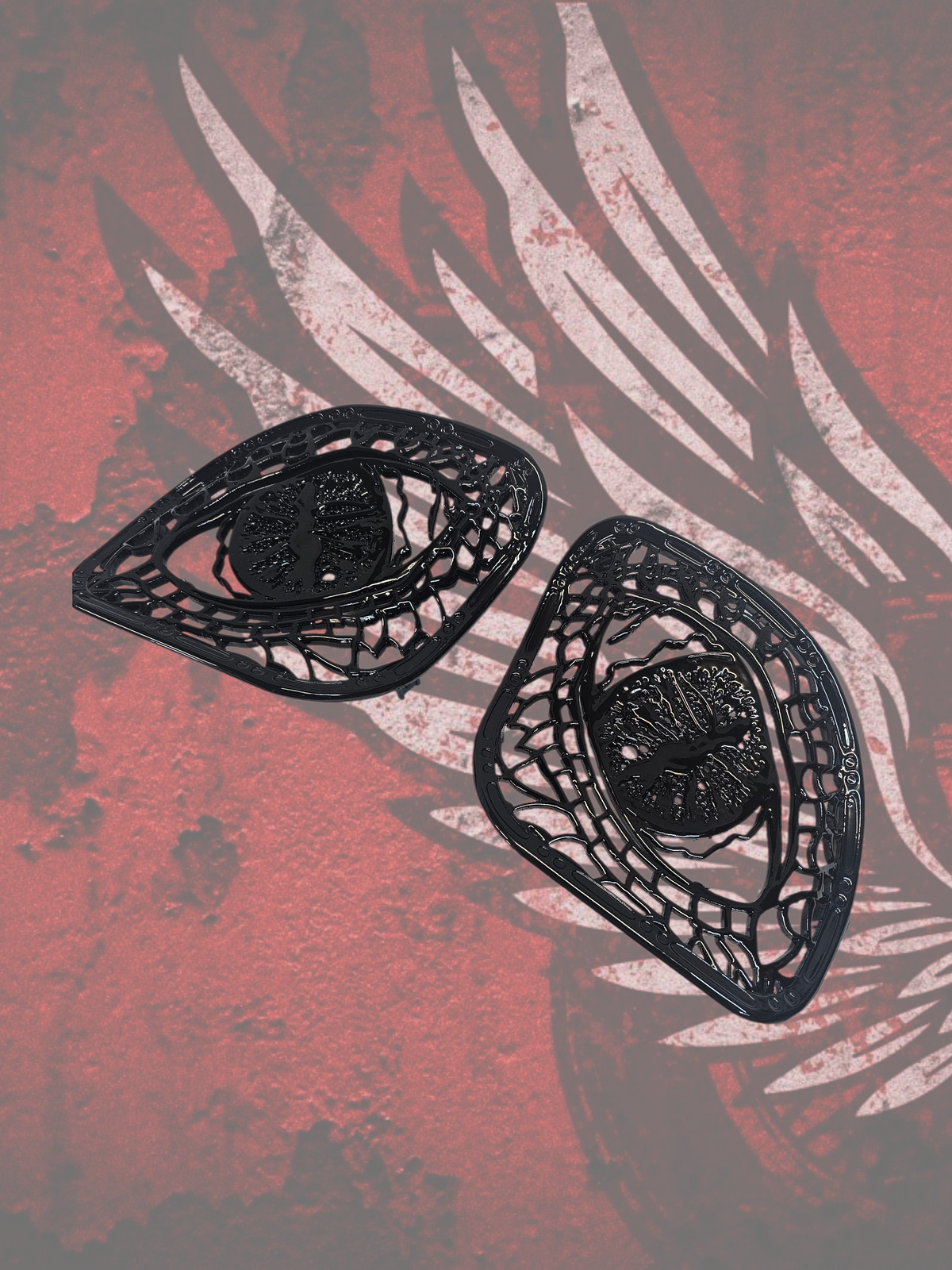 98 to 24+ Road Glide Dragon eye speakers grill covers sets