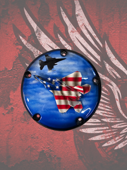 3D dog fight Air Force derby cover