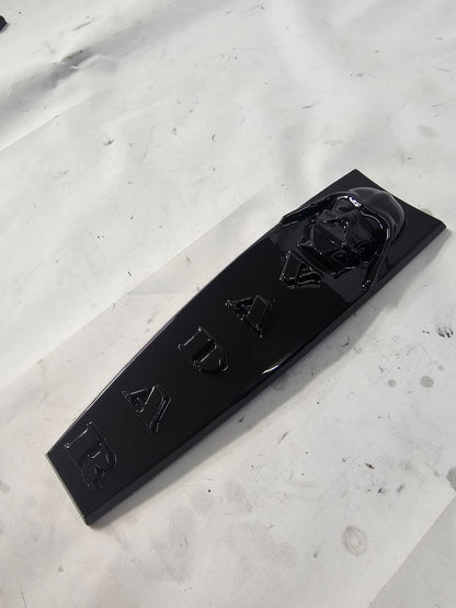 08+ touring console insert 3D Darth Vader