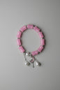 Boho Pink Beaded Celestial Charm Bracelet