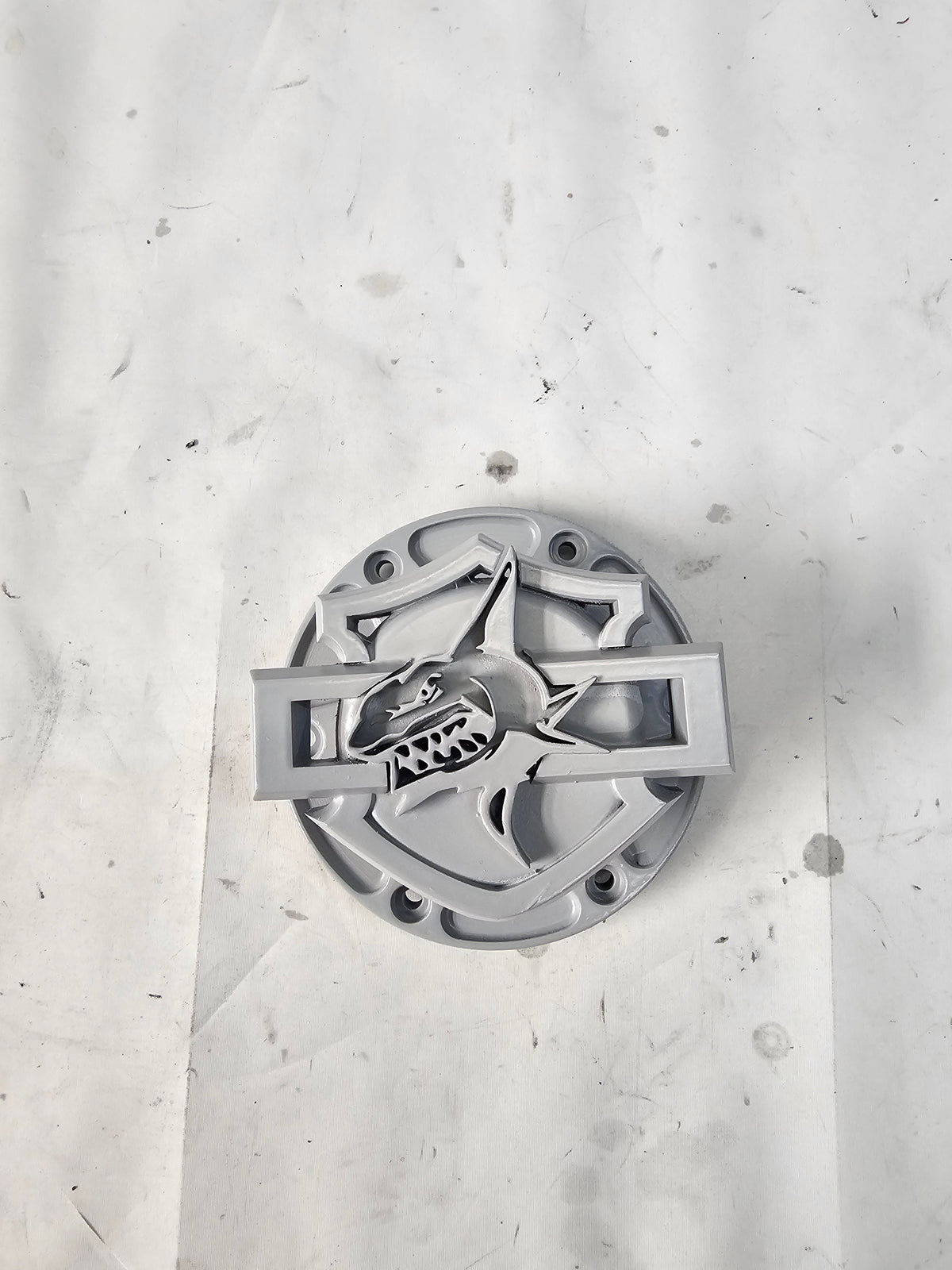 23.5+ Shark Shield themed fuel cap assembly