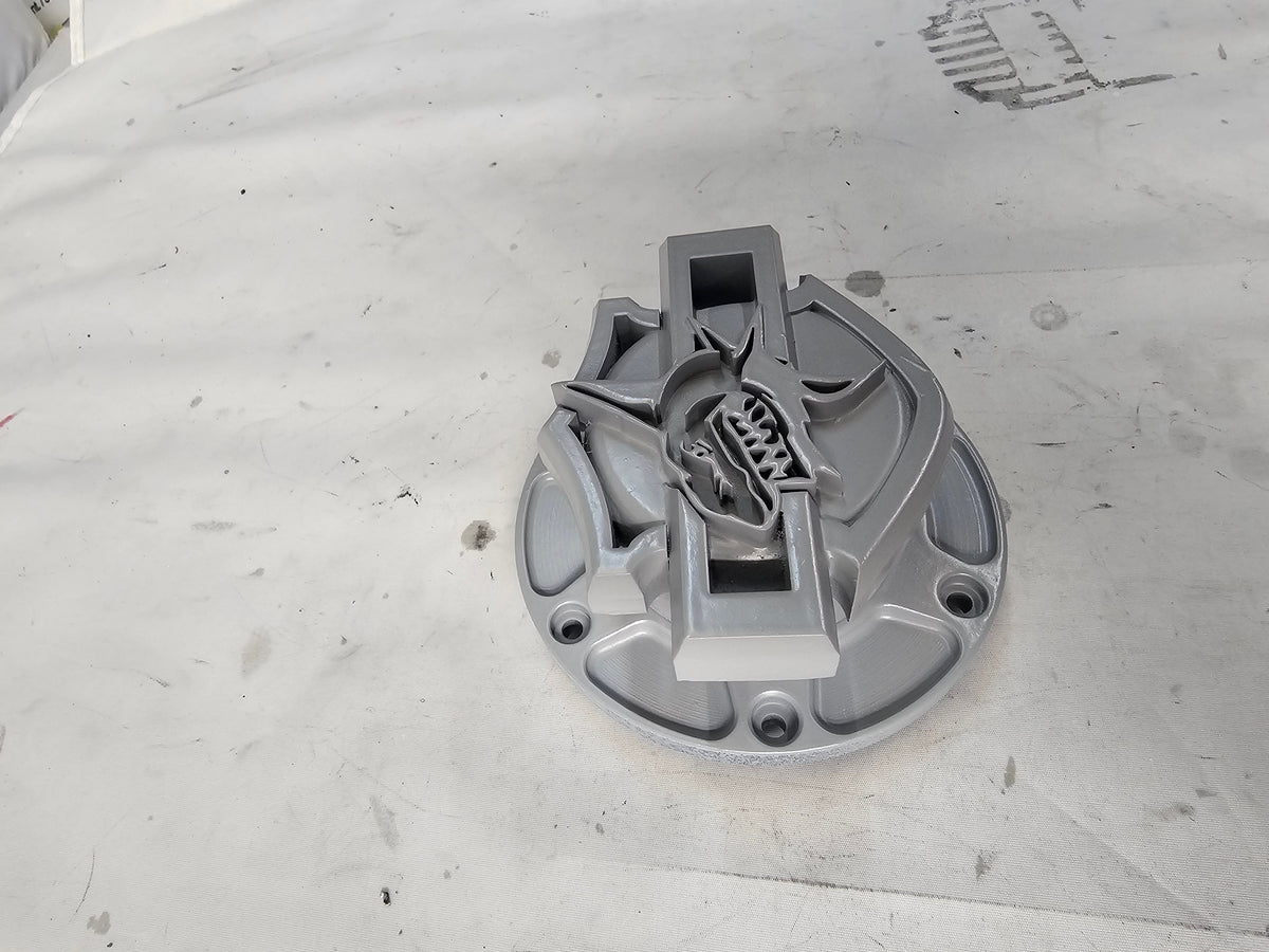23.5+ Shark Shield themed fuel cap assembly