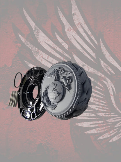 23.5+ USMC themed fuel cap assembly