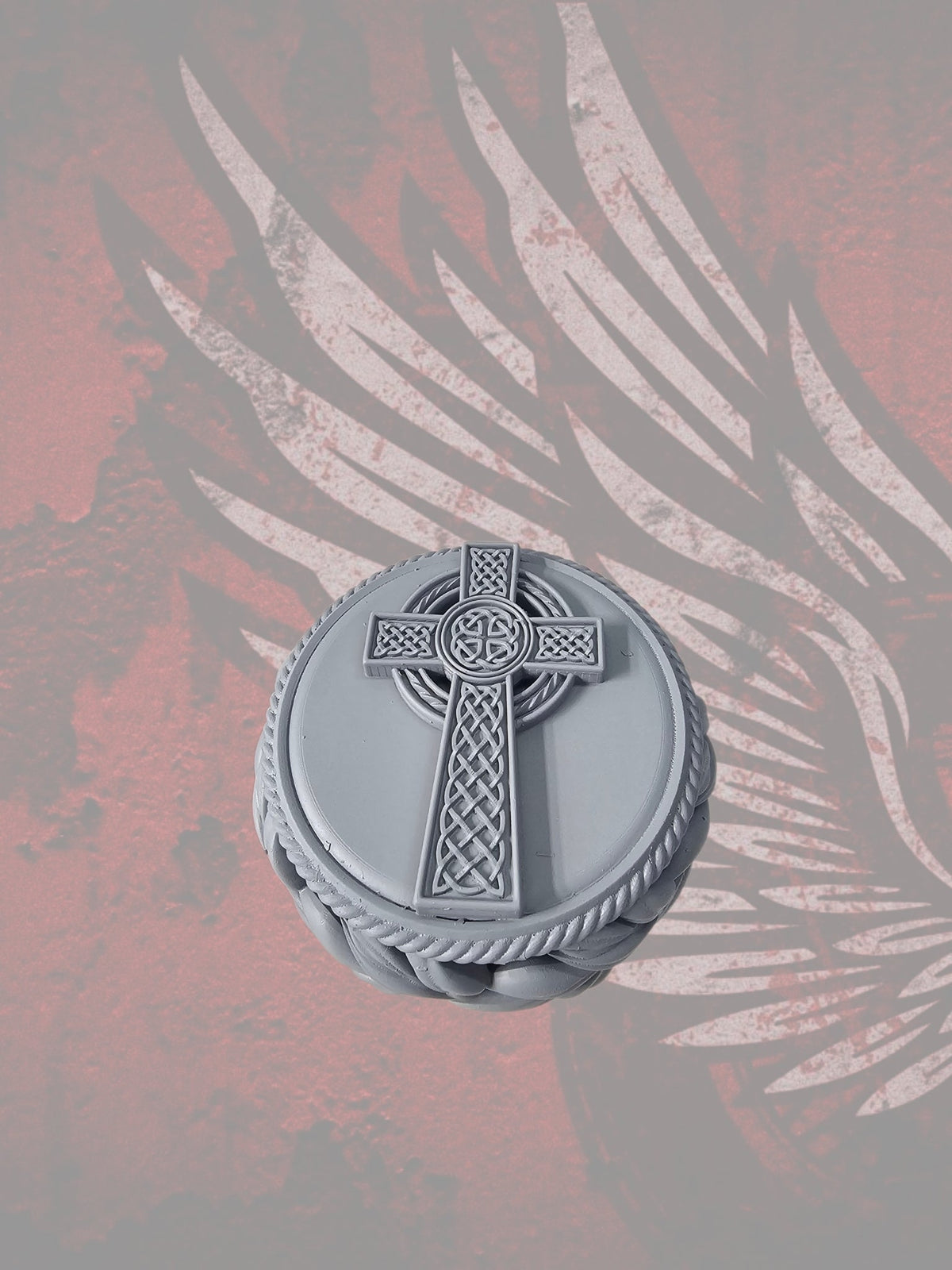 23.5+ Celtic cross themed fuel cap assembly